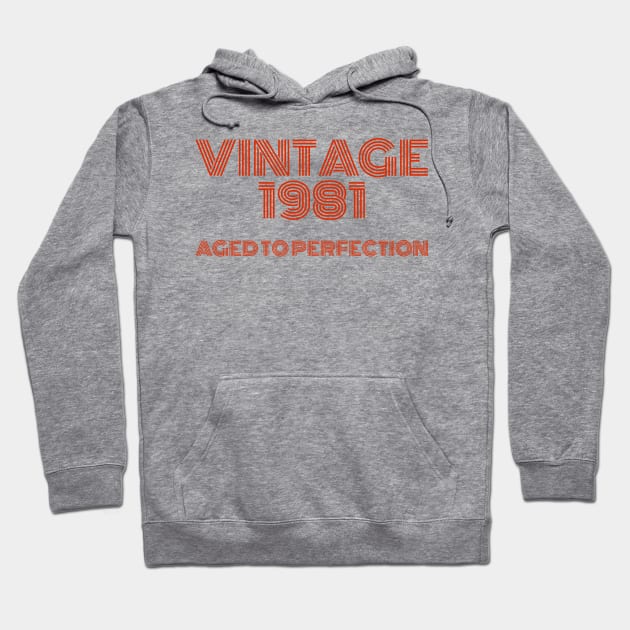 Vintage 1981 Aged to perfection. Hoodie by MadebyTigger